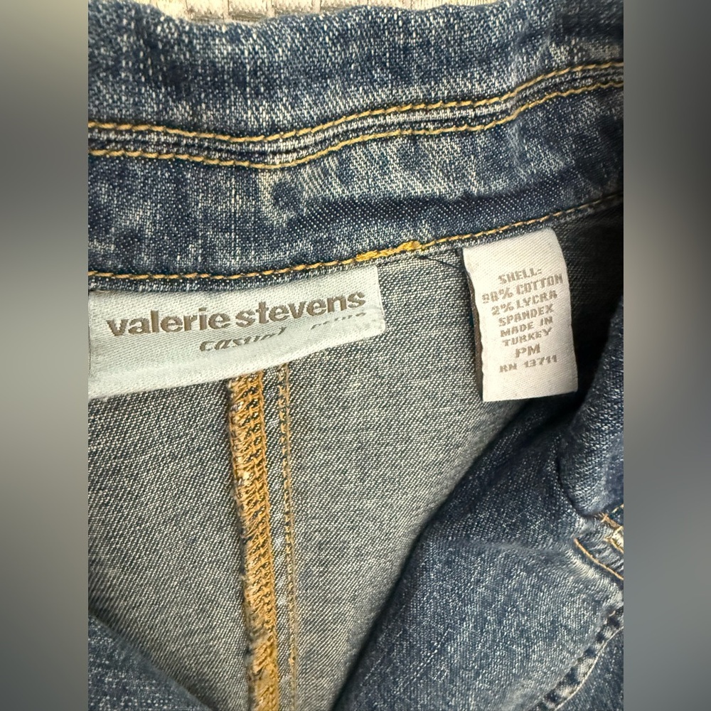 Valerie Stevens Blue Denim Jacket - Picture 7 of 7